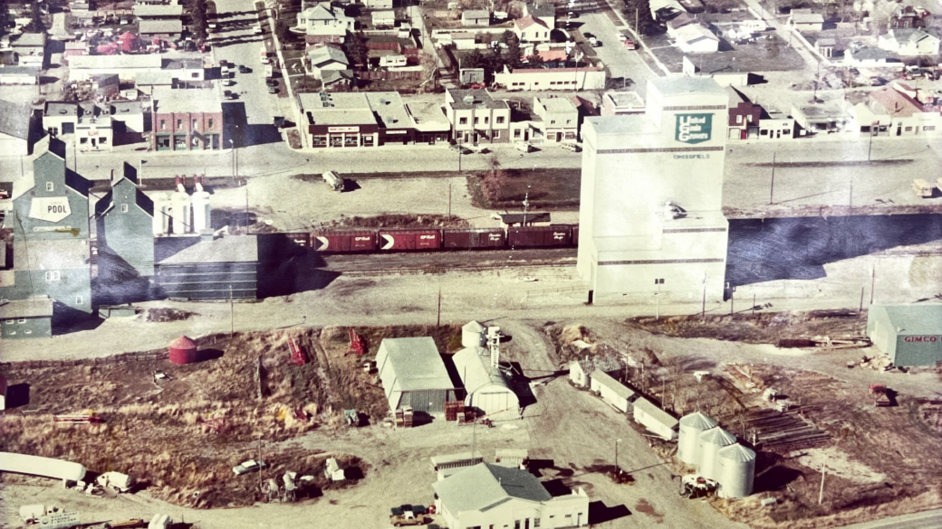 Historical Grain Elevator Circa 1975