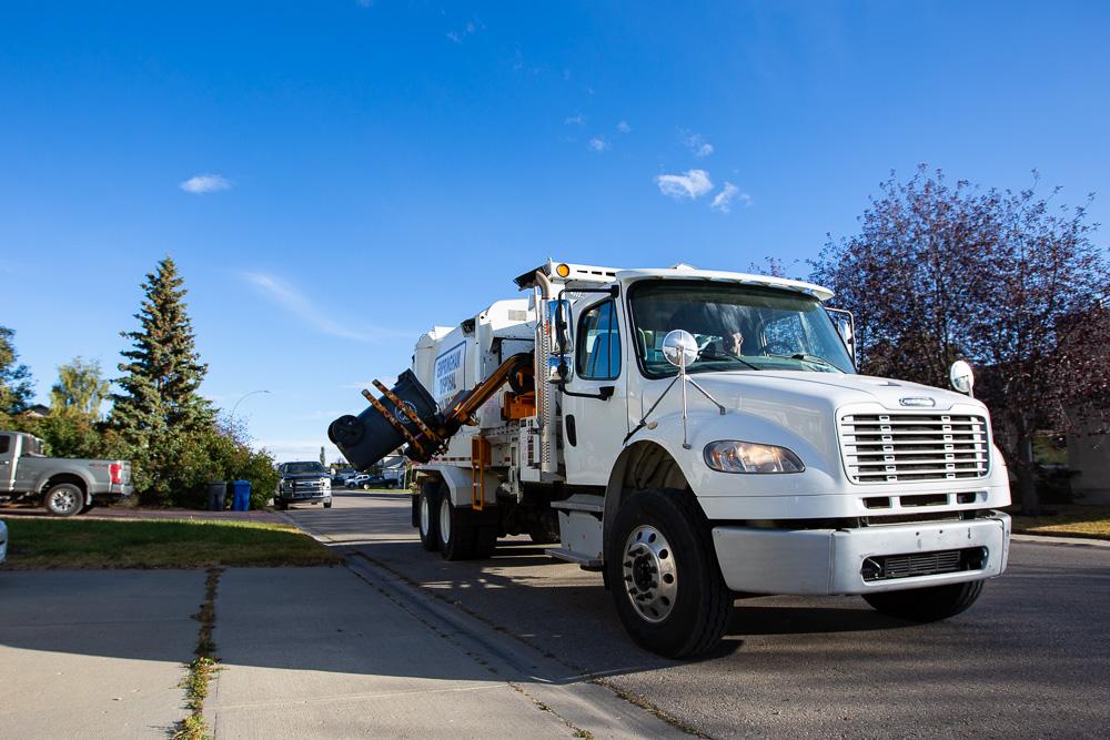 Garbage Truck in action